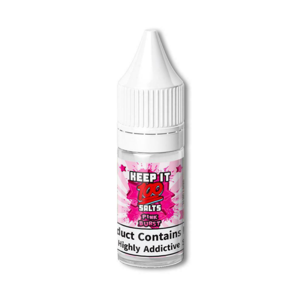 Pink Burst Nic Salt E-Liquid by Keep it 100 10ml