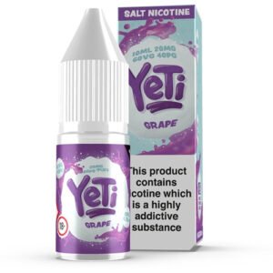 Grape Nic Salt E-Liquid by Yeti 10ml