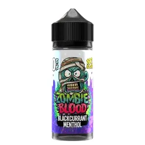 Blackcurrant Menthol Shortfill E-Liquid by Zombie Blood 100ml