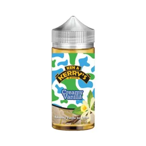 Creamy Vanilla Short Fill E-Liquid by Ken & Kerry’s 100ml