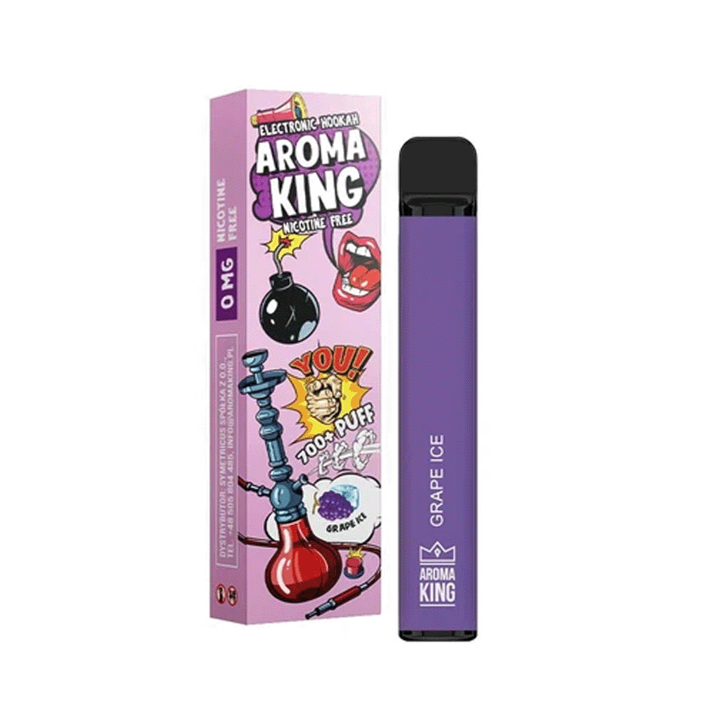 Grape Ice Aroma King Disposable Pod Device 700 Puff - EcigstoreUK