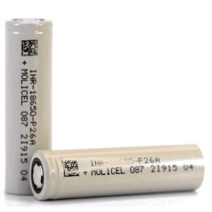 Buy Molicel P26A 18650 Rechargeable Vape Battery 2600mAh