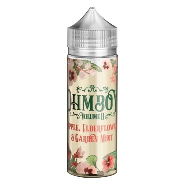 Apple Elderflower & Garden Mint Shortfill E-Liquid by Ohm Boy Volume II 100ml
