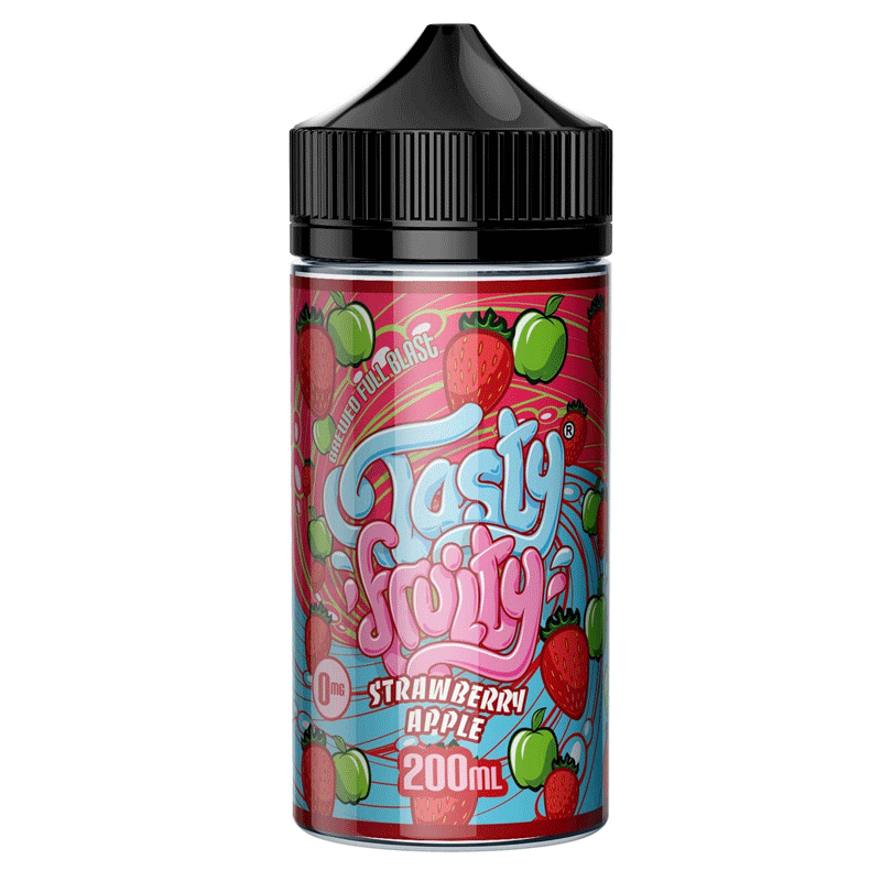 Strawberry Apple Shortfill E-Liquid by Tasty Fruity 200ml