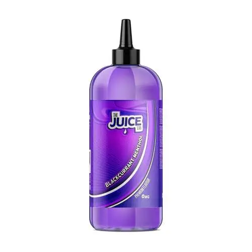 Blackcurrant Menthol Shortfill E Liquid by The Juice Lab 500ml