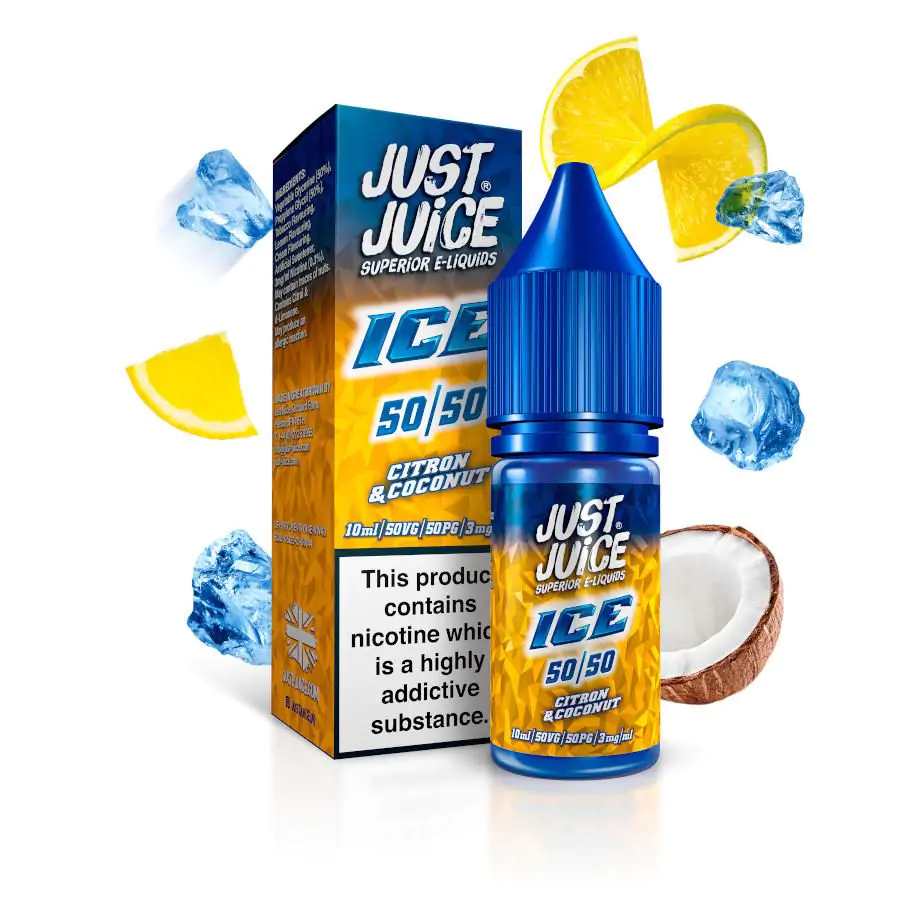 Citron & Coconut E Liquid by Just Juice ICE 50/50 10ml