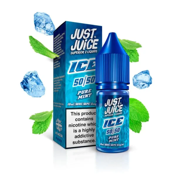 Pure Mint E Liquid by Just Juice ICE 50/50 10ml