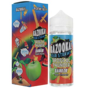 Bazooka Sour Straws Rainbow Shortfill E-Liquid 100ml
