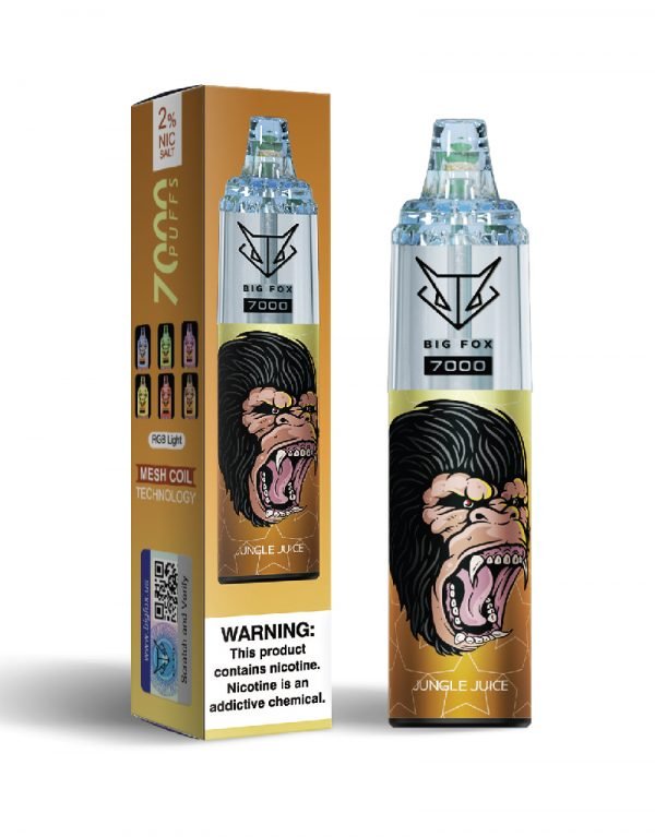 Jungle Juice By Big Fox Gorilla Disposable Kit 7000 Puffs | Ecigstore UK