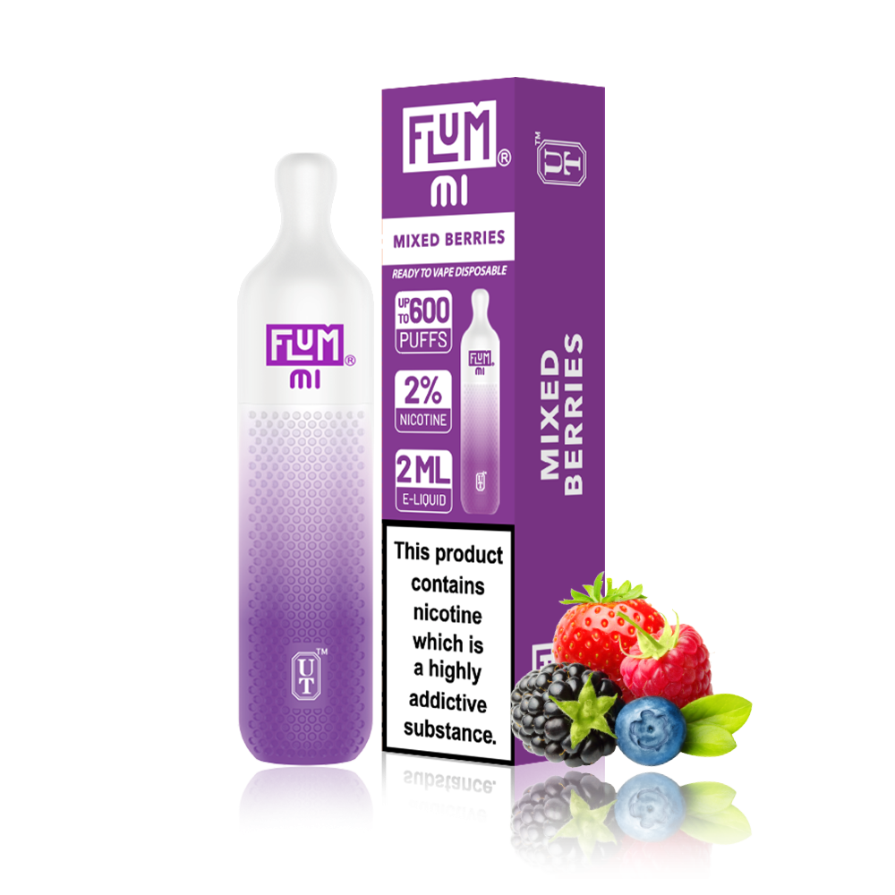 Mixed Berries Flum MI Disposable Vape 600 Puffs Ecigstore UK