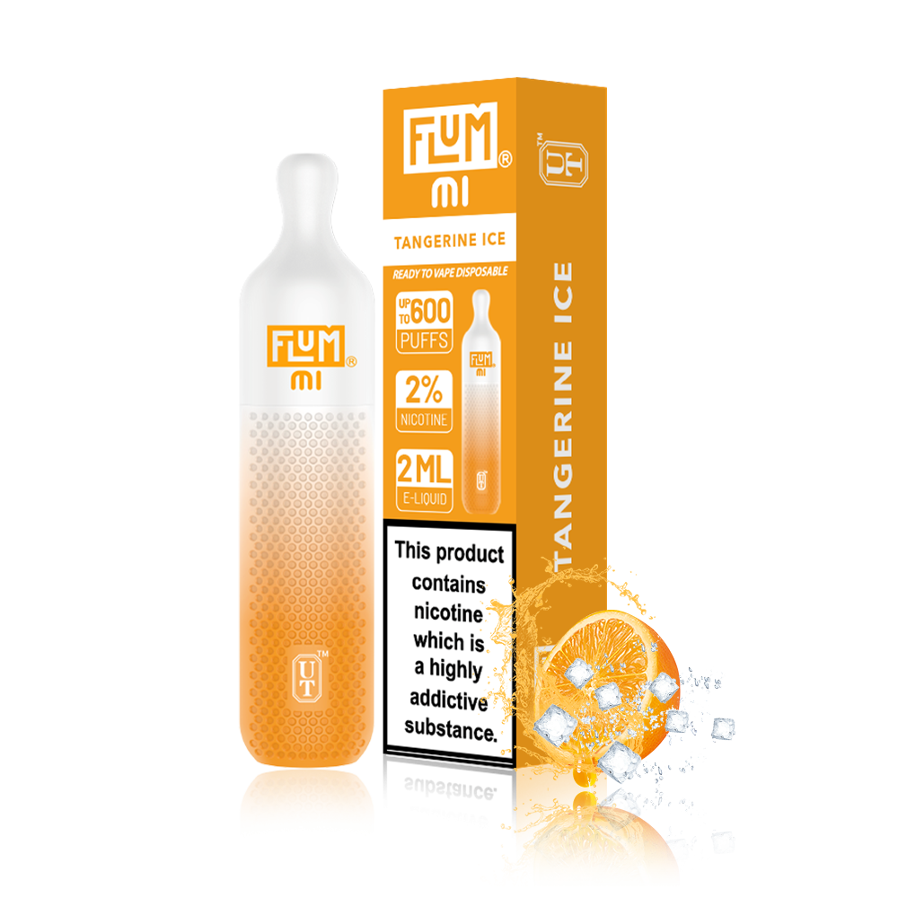 Tangerine Ice Flum MI Disposable Vape 600 Puffs Ecigstore UK
