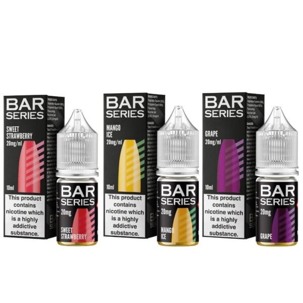 Bar Series Nic Salt E-Liquid10ml (Pack of 10)