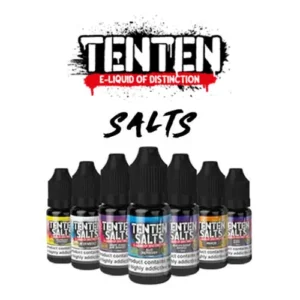 TenTen Nic Salt E-Liquid10ml (Pack of 10)