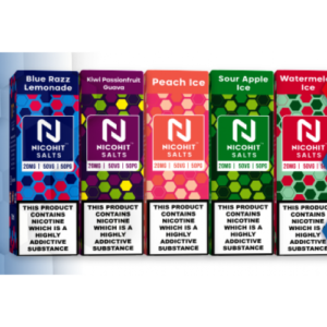 Nicohit Salts E-Liquid Nic Salt 10ml (Pack of 10)