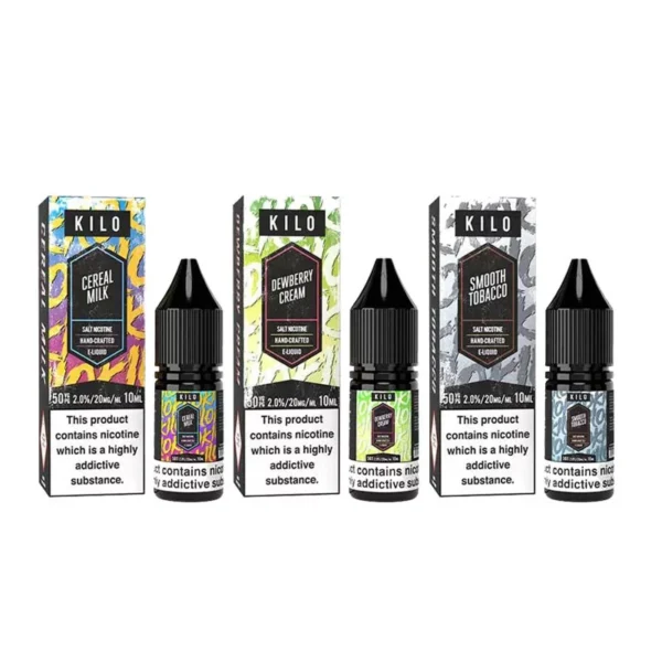 Kilo Salts E-Liquid Nic Salt 10ml (Pack of 10)