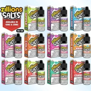 Zillions Nic Salt E-Liquid 10ml (Pack of 5)