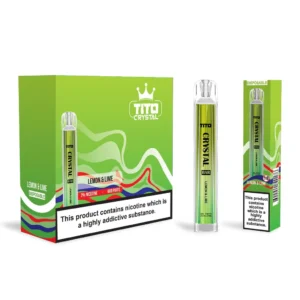 Lemon & Lime Tito Crystal Bar 600 Puffs Disposable Vape Device (Pack of 10)