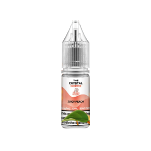 The Crystal Pro Juicy Peach Nic Salt E-Liquid 10x10ml